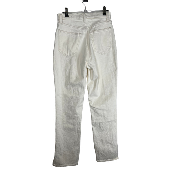 Abercrombie Curve Love 90s Straight Leg Ultra High Rise Cream 27 - Picture 12 of 14